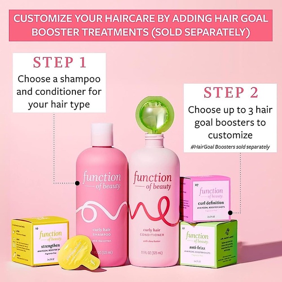 3/$10 Function of Beauty Curl Definition Hair Goal Booster Shots - Picture 4 of 4